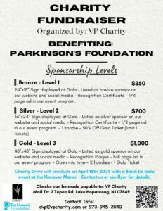 Sponsorships for Charity Gala