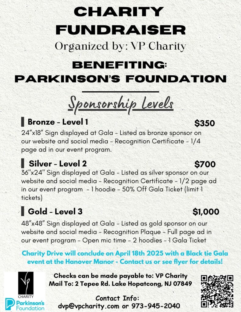 Sponsorships for Charity Gala